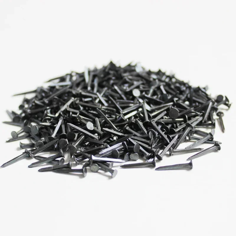 100pcs Shoe Tacks/Nails 10-25mm Square Shank 1.1mm dia. For Lasting, Repairs. Tiny. Small