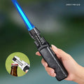 JOBON 1300 ° Large Flame Spray Gun Lighter Windproof Direct Spray Flame Outdoor Kitchen Cigar with Bottle Opener Lighter