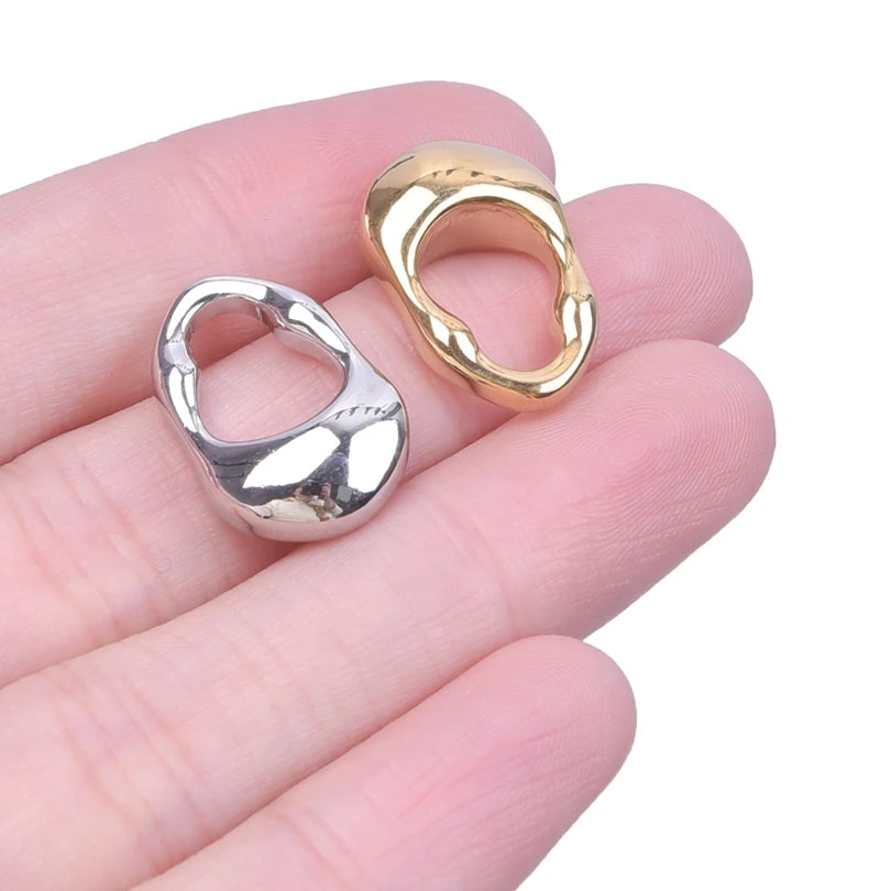 7pcs/Lot No Fading Mini Handbag Gold Plated Pendant Stainless Steel Pendants Used To Hand Making Diy Necklace Accessories Part